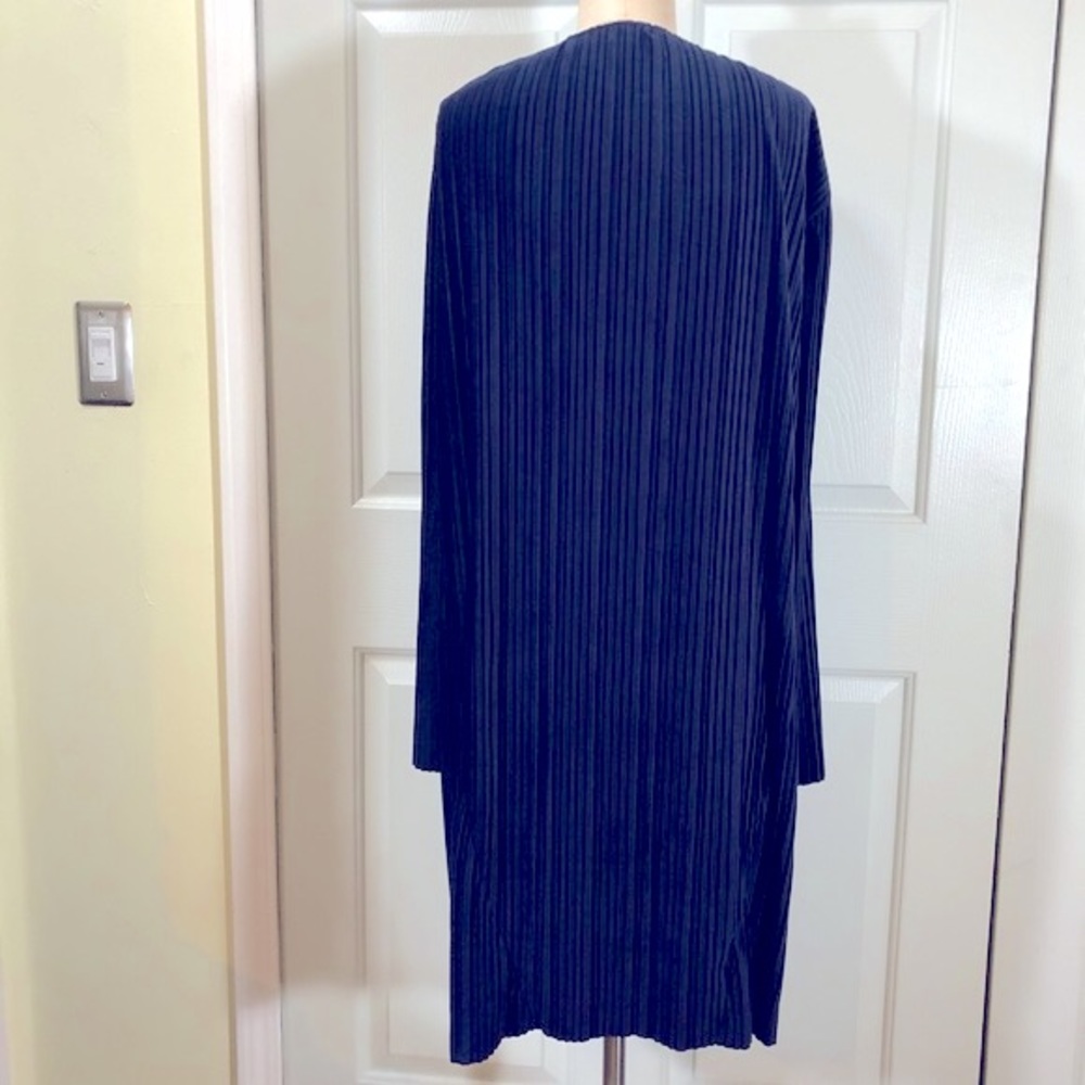 J.O.A Duster Velvet Cardigan Draped Jacket Size Medium - Picture 10 of 15